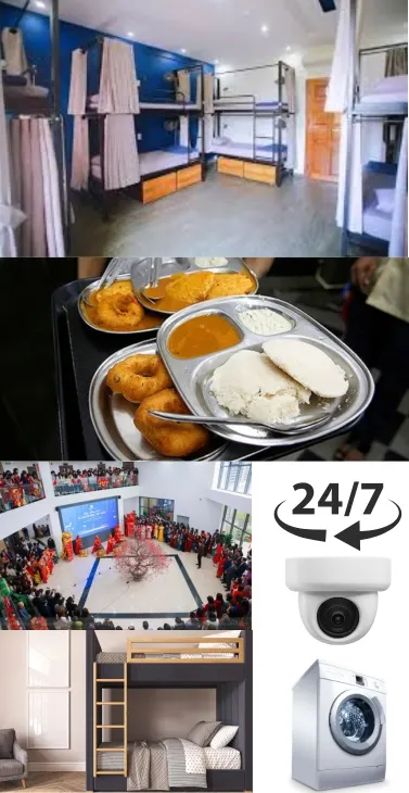 hostel and food facilities